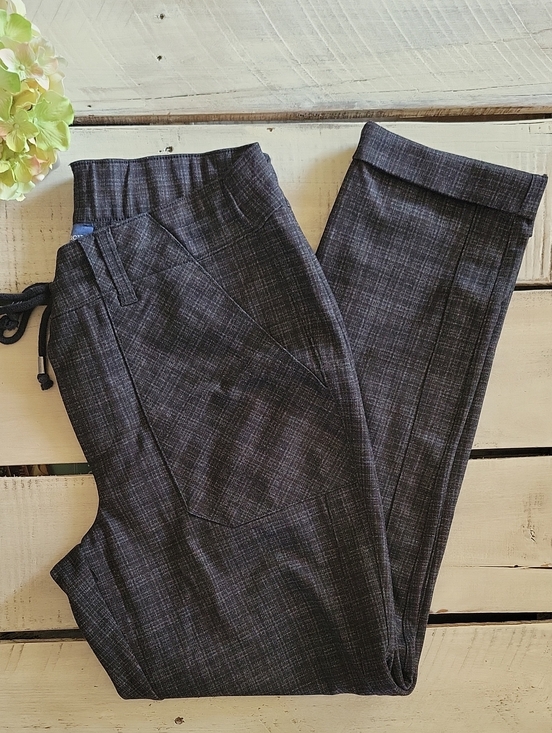 Democracy Pants - Democracy High Rise Plaid Drawstring Pants Size Medium